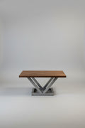 V-Frame Walnut Coffee Table